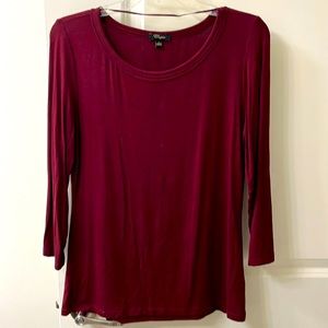 Cupio Women’s 3/4 Sleeve Shirt, Size L